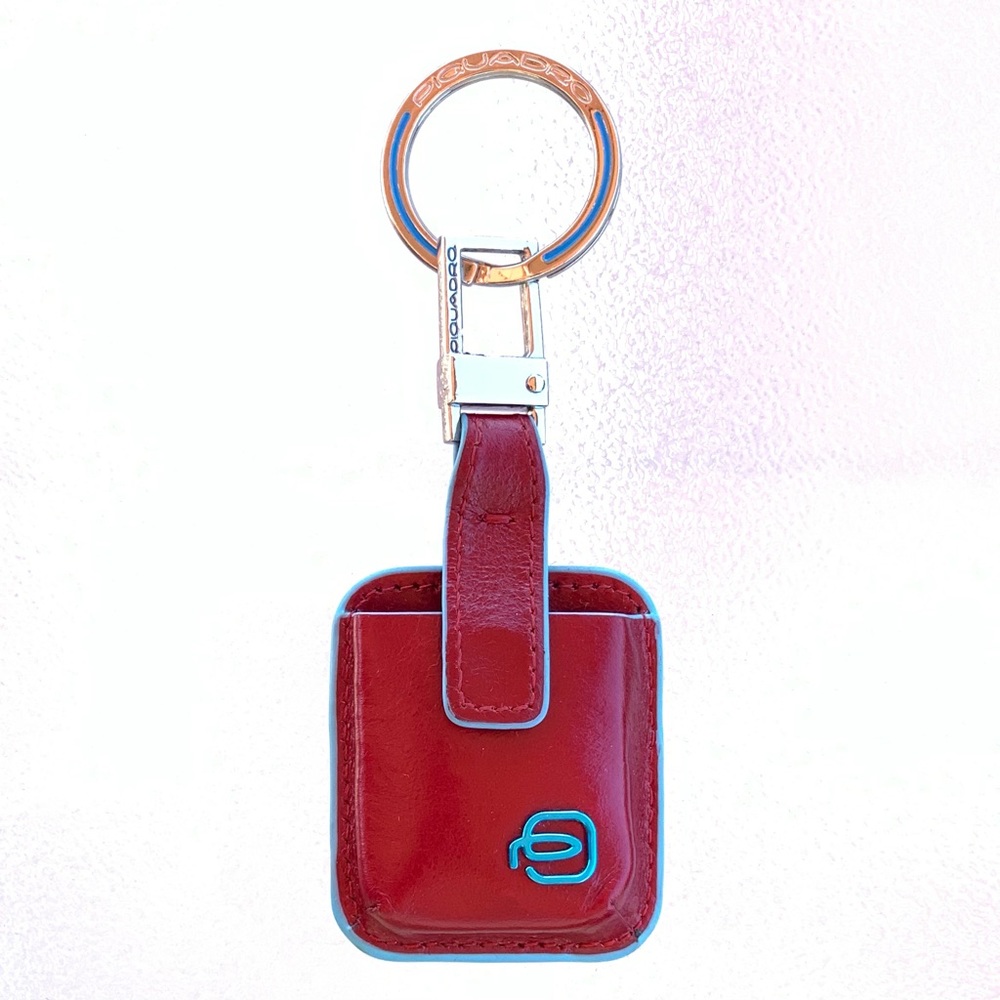 Piquadro Red and Blue Key Fob